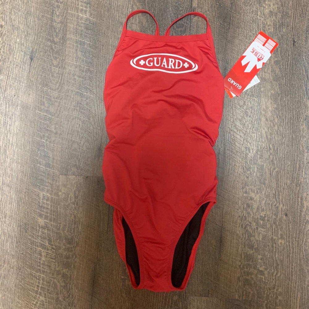 NWT lifeguard one piece bathing suit